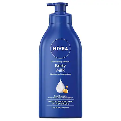 Nivea 72 hr Nourishing Lotion Body Milk For Dry Skin 600 ml - Buy Online at Indezaar