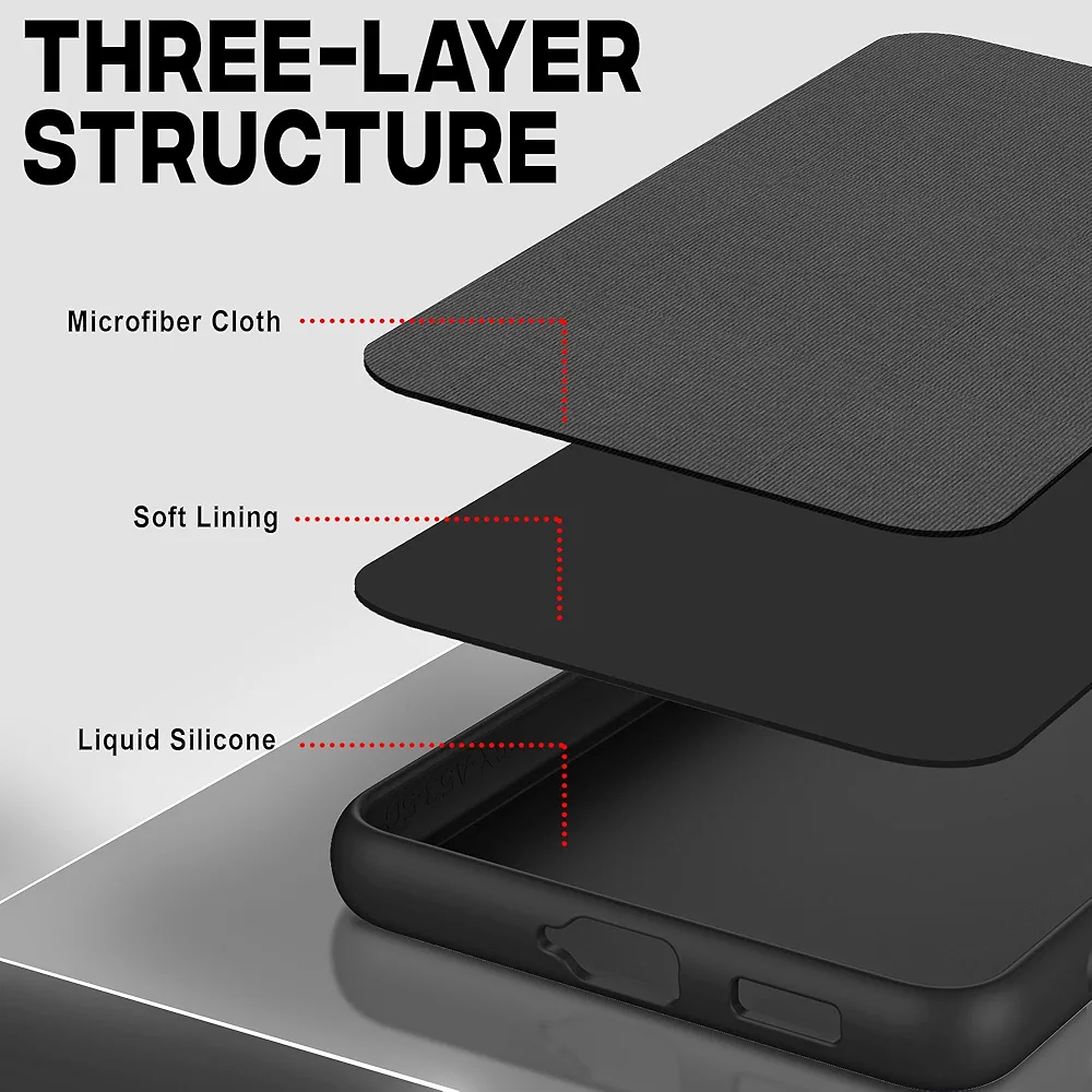 Liquid Silicone Back Cover Case for Realme P4 Pro 5G, | Soft Micro-Fibre Lining Inside | Camera Protection Bump | Shockproof Back Cover Case for Realme P4 Pro 5G (Silicone, Black) Image 2