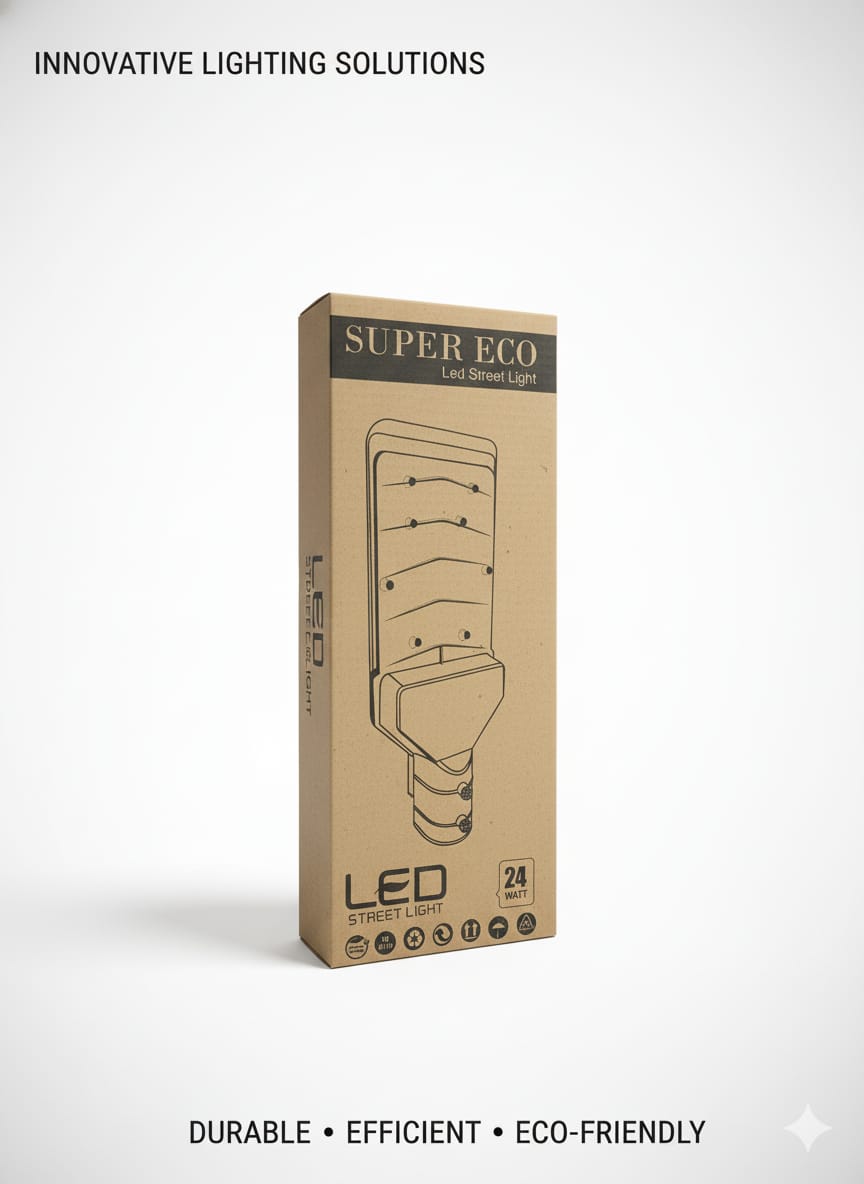 SUPER ECO 24W LED Street Light – Energy Efficient | High Brightness | Waterproof Outdoor Lighting Image 3