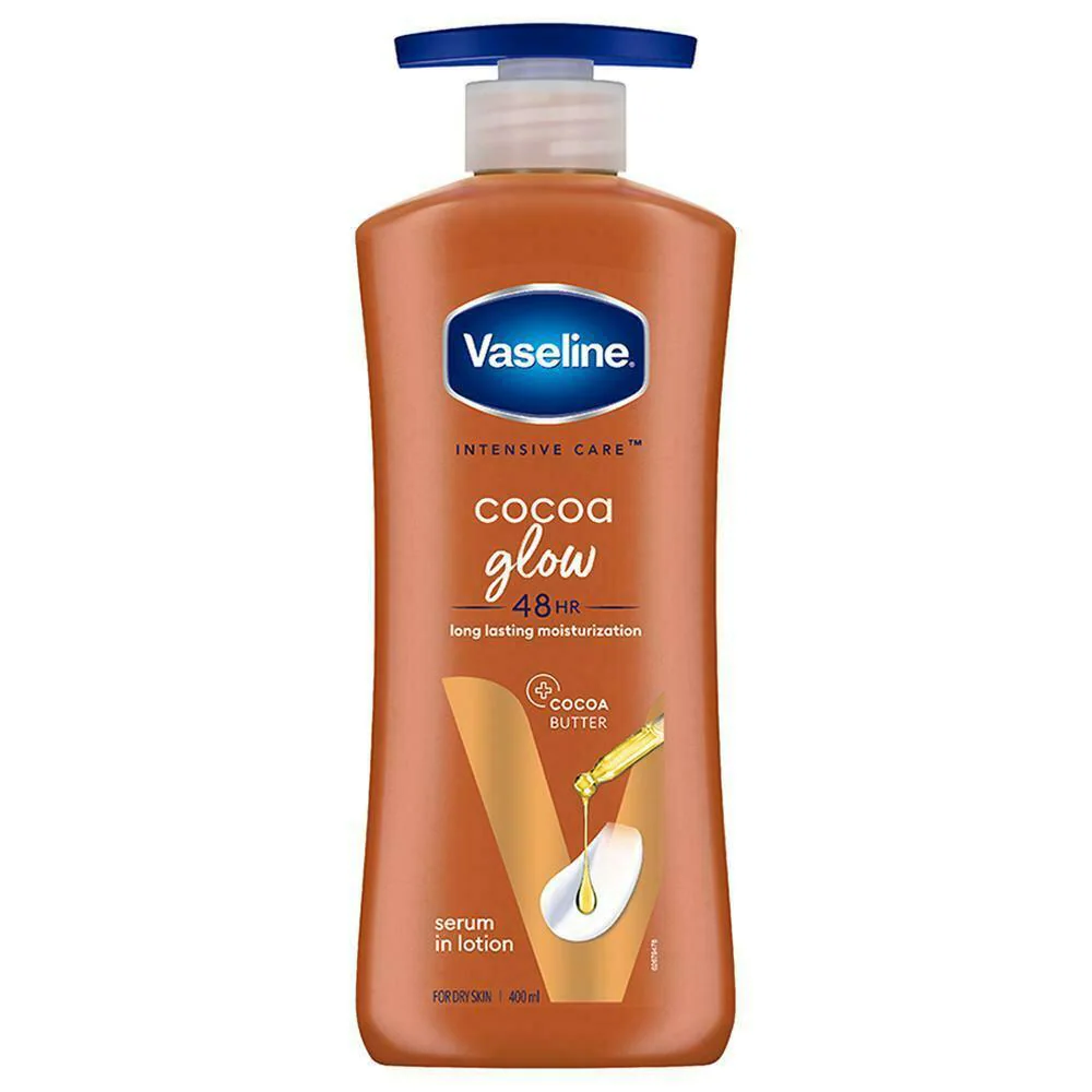 Vaseline Intensive Care Cocoa Glow Body Lotion 400 ml - Buy Online at Indezaar