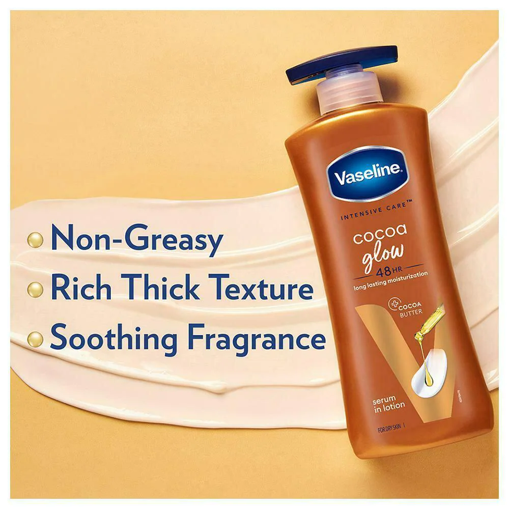 Vaseline Intensive Care Cocoa Glow Body Lotion 400 ml Image 3
