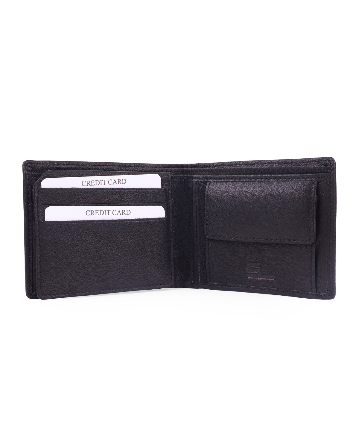 Sreeleathers Men’s Leather Wallet Model 500245 – Black / Brown Image 3