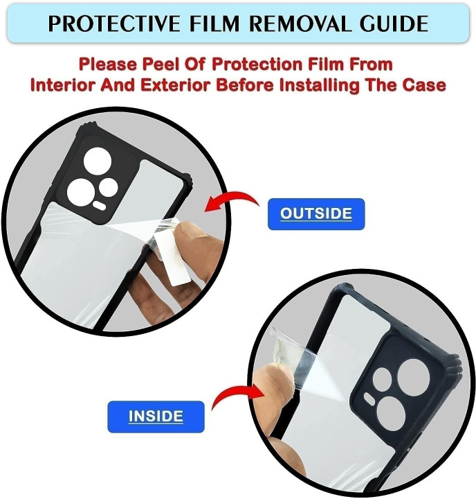Back Cover for Redmi Note 15 5G / Poco M8 5G – Black Fiber Grip Case (Shockproof & Slim) Image 5